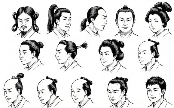 Types of Samurai Haircuts and Hairstyles Including Chonmage Hairstyle Classic and Modern