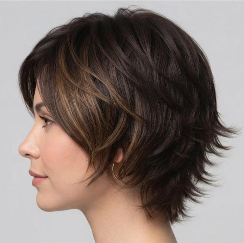 Best Highlighted Hairstyles for Big Nose Women