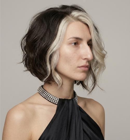 Best Asymmetrical Bob Haircuts for Women with Big Noses