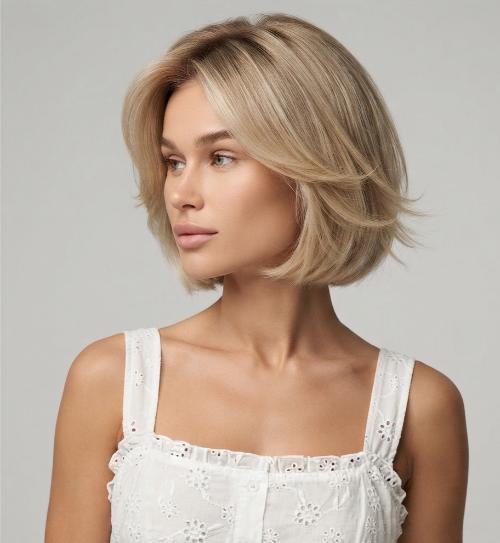 Cloud Bob Blonde Hair