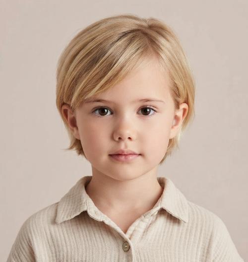 Asymmetrical Pixie Cut for Kids