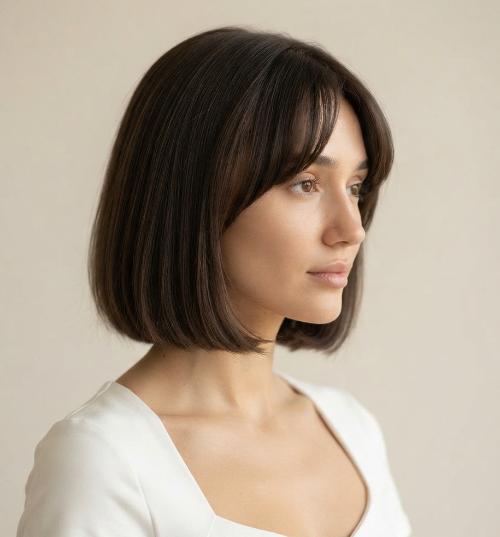 Floating Bob Haircut for Fine Hair