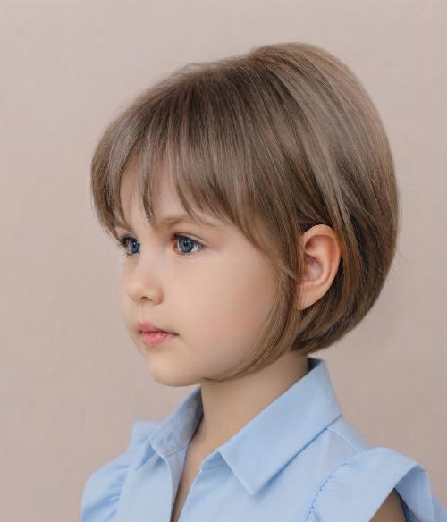 Long Bangs Pixie Cut for Kids