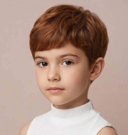 Thick Hair Pixie Cut for Kids