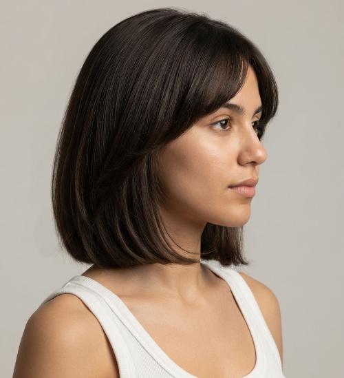 Medium Floating Bob Hairstyle